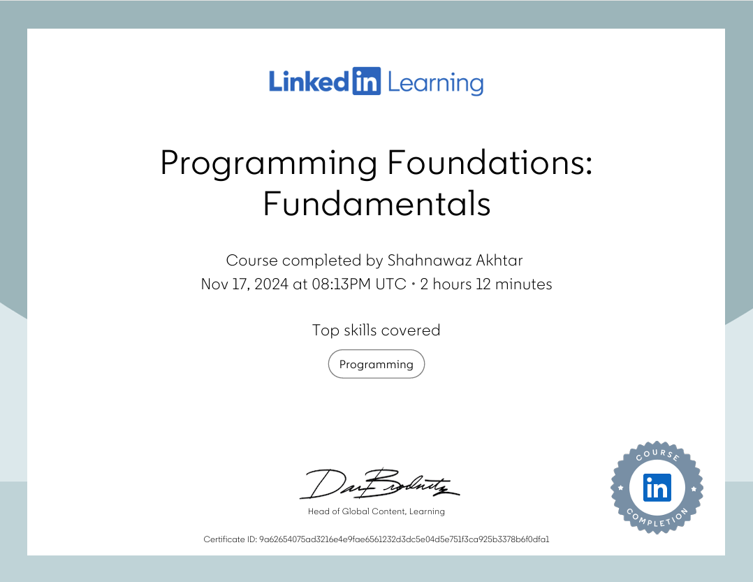 JS Certificate